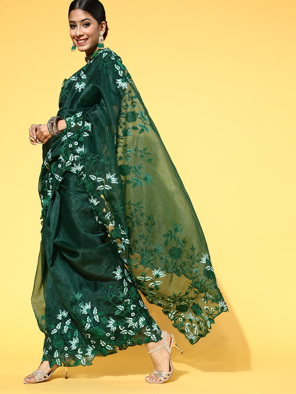 Saree Mall Solid Saree For Women | Grab2Buy