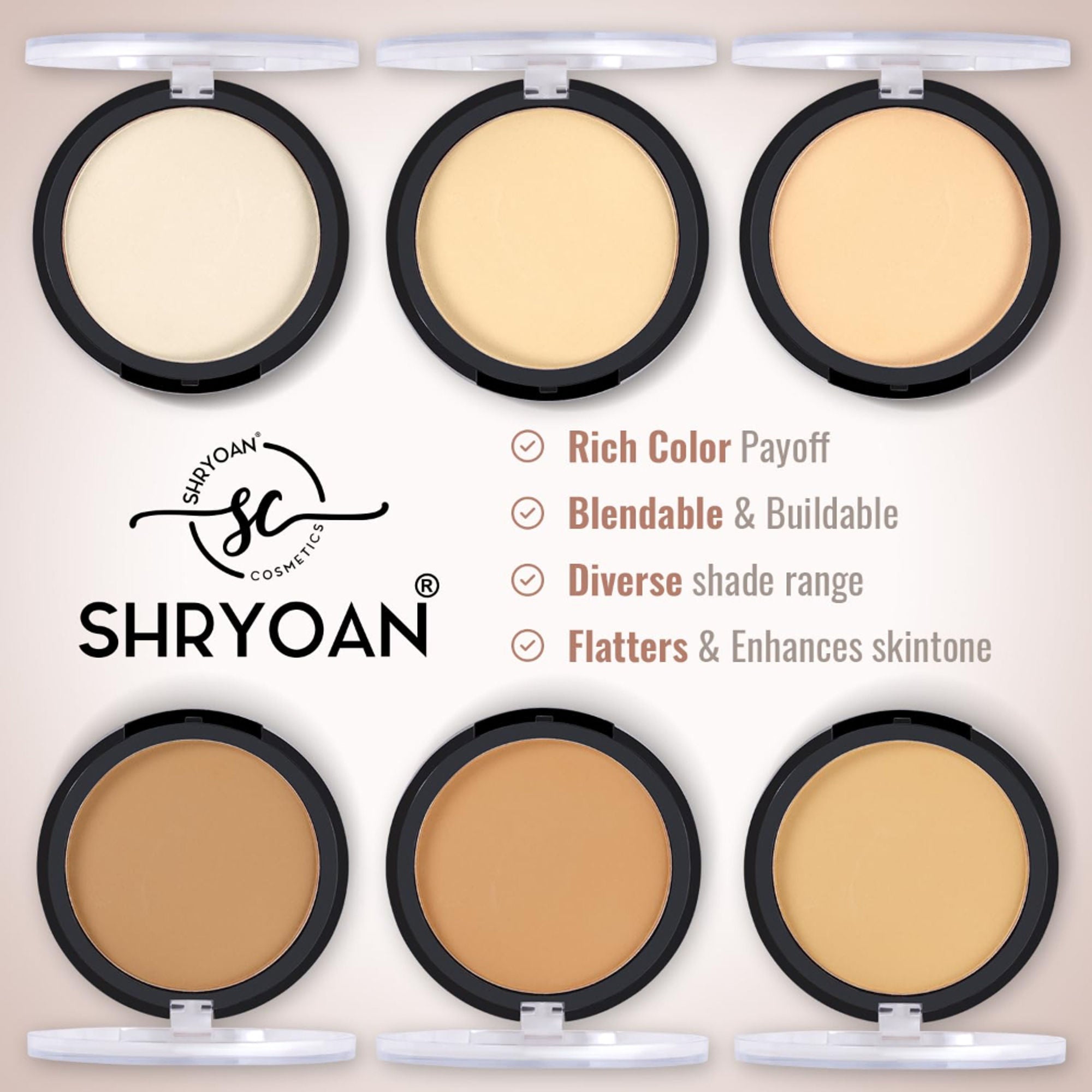 Shryoan Infinite Waterproof Compact Powder - 5 | Grab2Buy