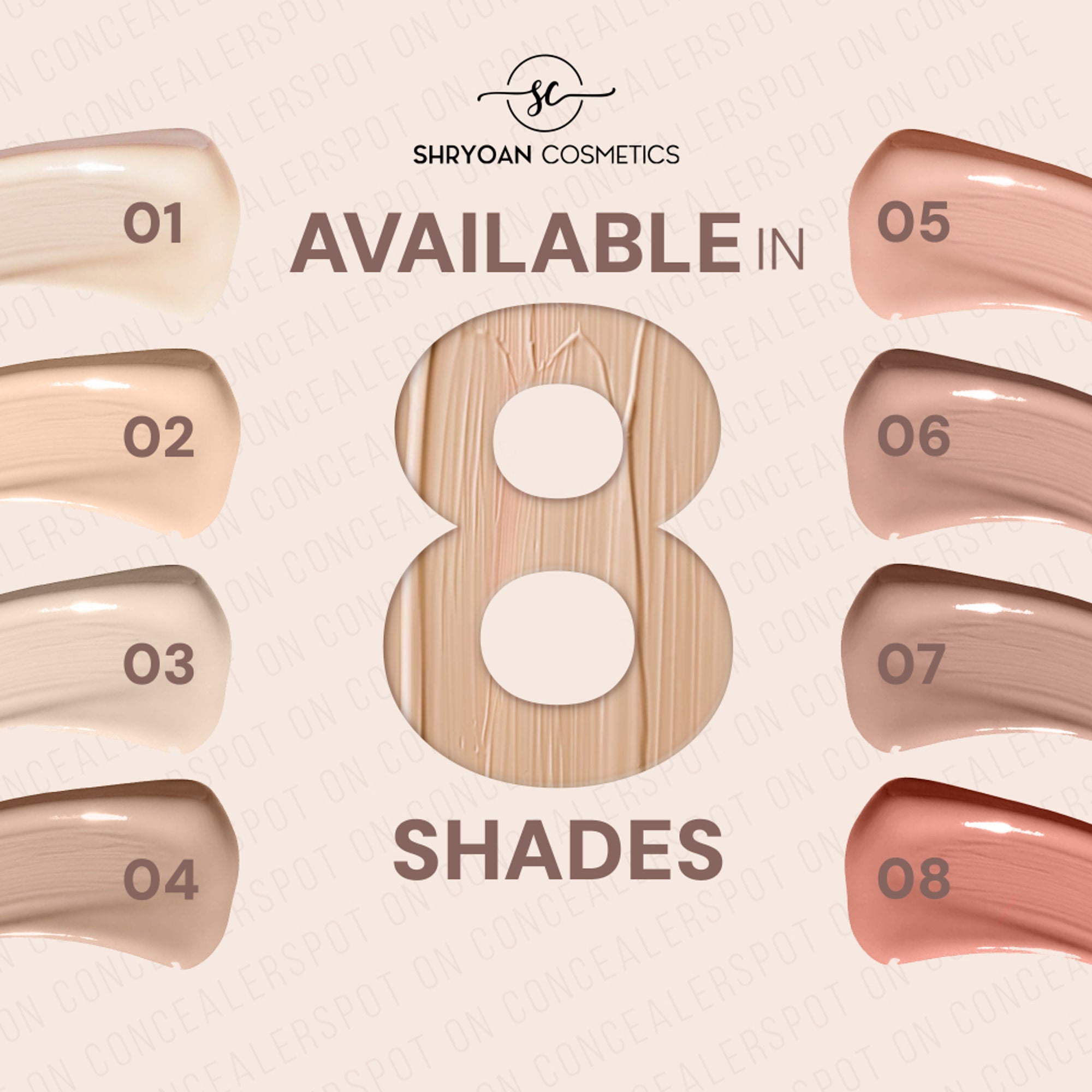 Shryoan Full Coverage and Lightweight Formula Spot on Concealer - 2 | Grab2Buy