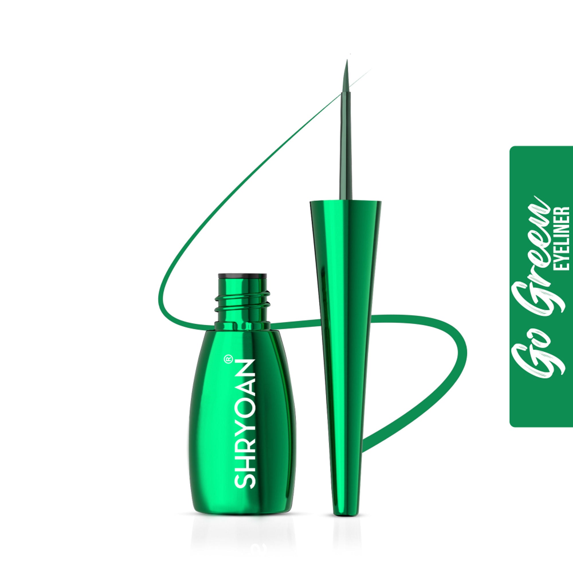 Shryoan Super Flow Eyeliner - Green | Grab2Buy