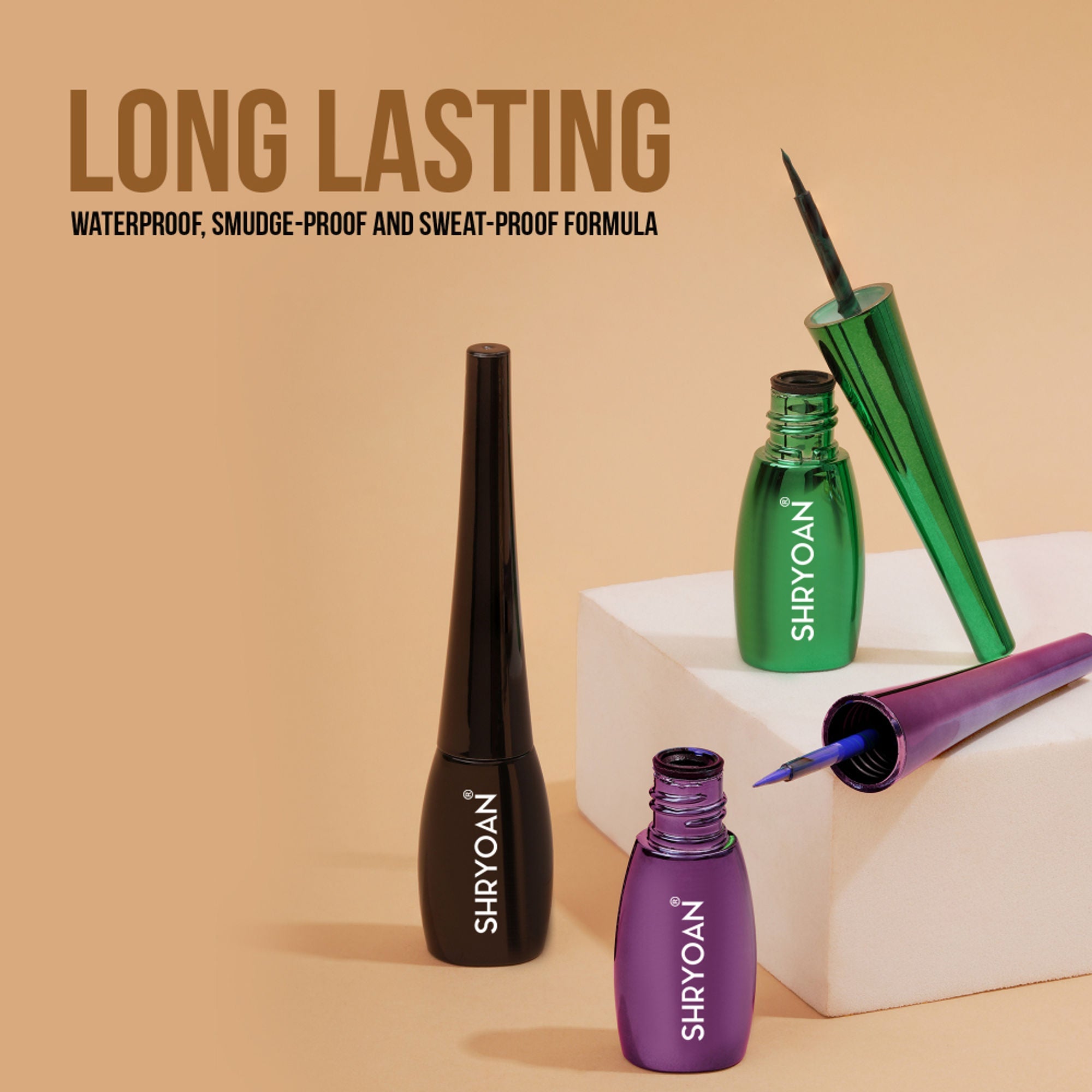 Shryoan Super Flow Eyeliner - Green | Grab2Buy