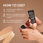 Swiss Beauty All-In-One CC Cream Cover Correct & Conceal - 04 Light Beige