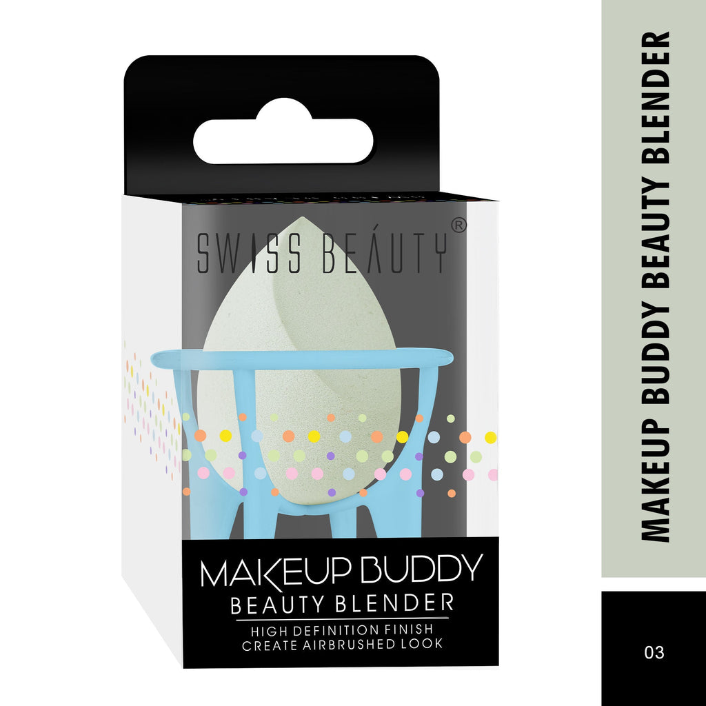 Swiss Beauty Makeup Buddy Beauty Blender - Green | Grab2Buy