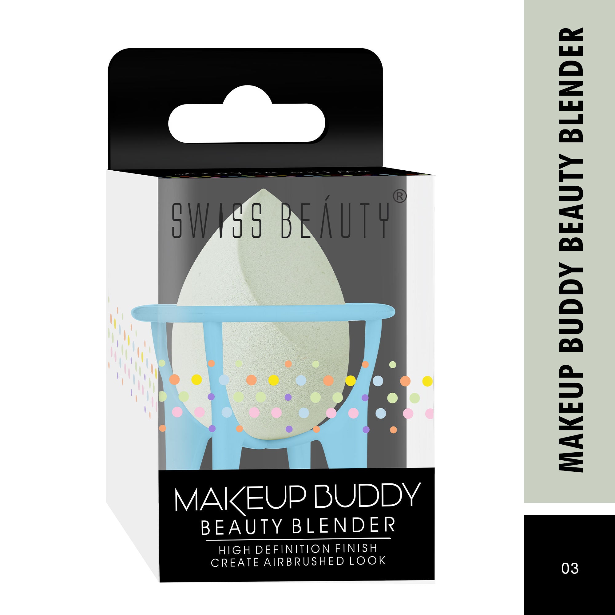Swiss Beauty Makeup Buddy Beauty Blender - Green | Grab2Buy