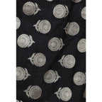 A R Silk Women's Zari Embroidery Vanarsi Silk Black Chunni | Grab2Buy