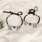 NVR Women Set of 2 Evil Eye Adjustable Anklet | Grab2Buy