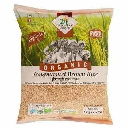 24 Mantra Organic Brown Sona Masoori Rice | Grab2Buy