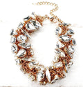 Bling Accessories Rhine Stone Glass Statement Crystal Bracelet | Grab2Buy