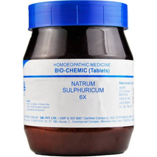 SBL Homeopathy Natrum Sulphuricum Biochemic Tablets | Grab2Buy