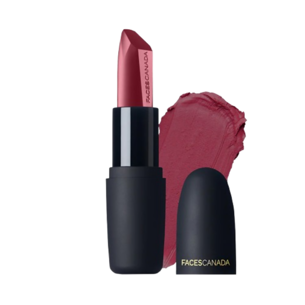 Faces Canada Weightless Matte Finish Lipstick - Flamboyant Plum 12 | Grab2Buy