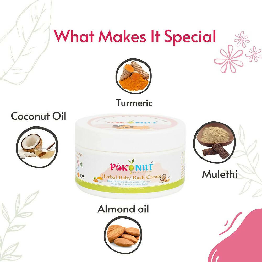 Pokonut Herbal Baby Diaper Rash Free Cream | Grab2Buy