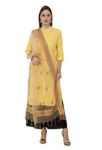 Mominos Fashion Golden Orgenza Nug Embroidery Dupatta | Grab2Buy