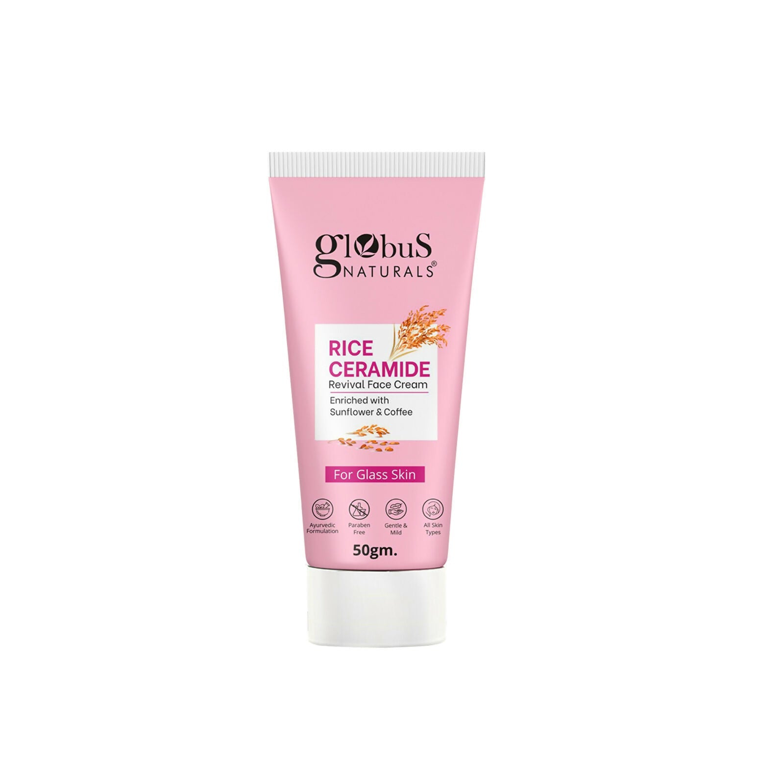 Globus Naturals Rice Ceramide Revival Face Cream | Grab2Buy