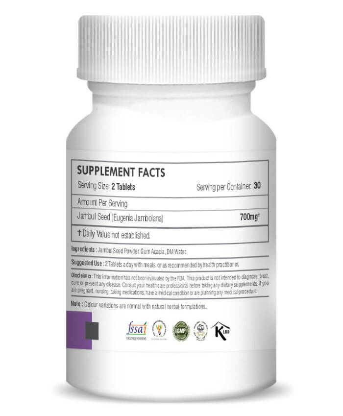H&C Herbal Jambul Seed Tablets | Grab2Buy