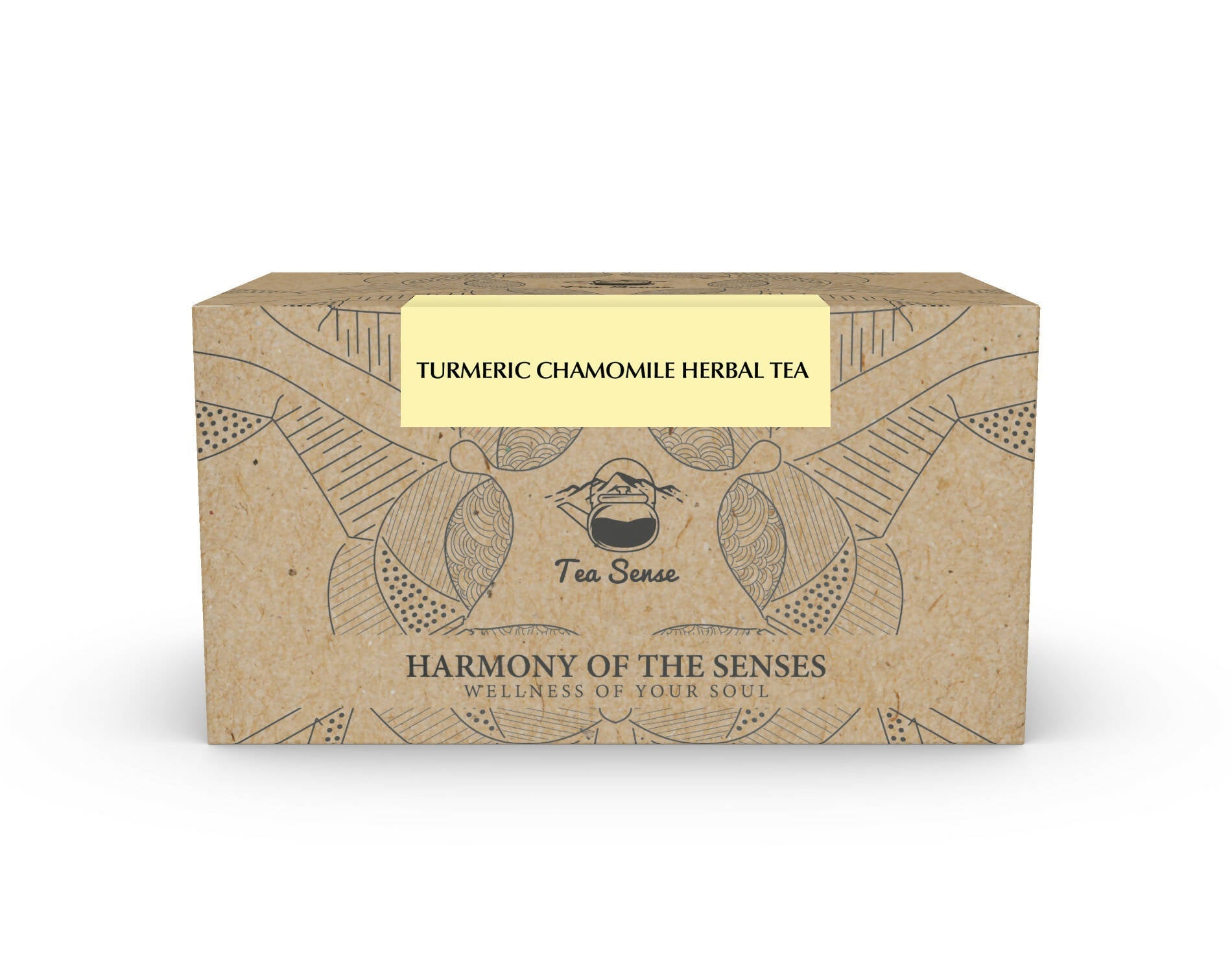 Tea Sense Turmeric Chamomile Tea Bags Box | Grab2Buy
