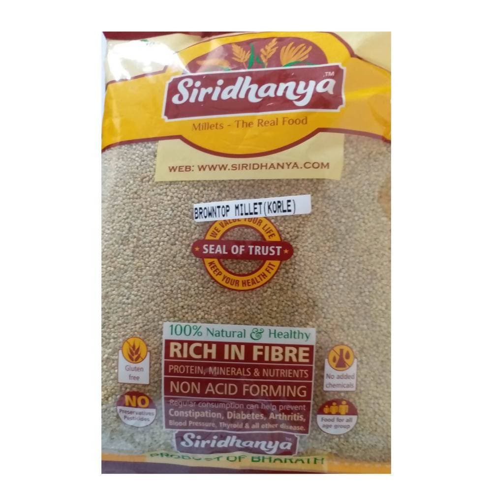 Siridhanya Browntop Millet (Korle) | Grab2Buy