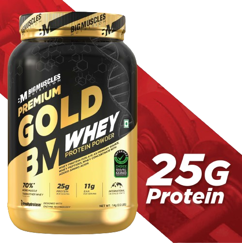 Big Muscles Nutrition Premium Gold Whey Protein | Grab2Buy