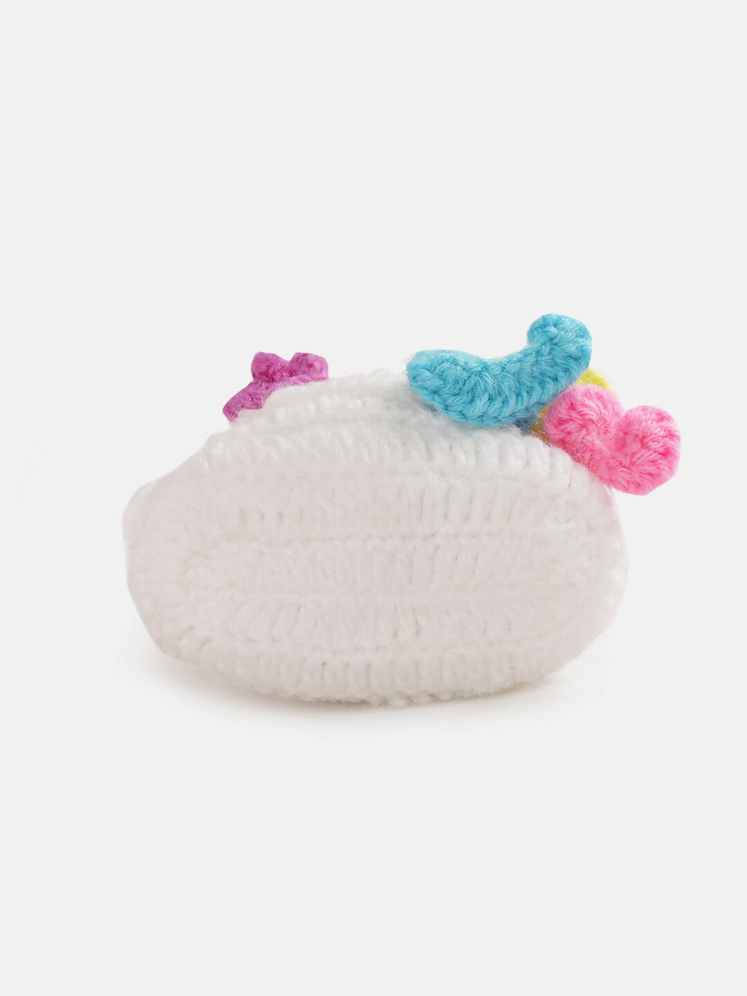 Chutput Kids Woollen Hand Knitted Flower Detailed Booties - White | Grab2Buy