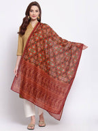 Myshka Women's Trendy Multi Cotton Silk Printed Casual Dupatta | Grab2Buy