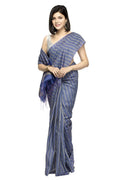 Mominos Fashion Royal Blue Color Bhagalpuri Saree | Grab2Buy