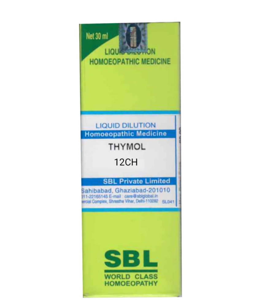 SBL Homeopathy Thymol Dilution - Limited Time Offer | Grab2Buy