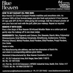 Blue Heaven Oil Control Compact Powder Matte Finish SPF 25 PA+++ Honey | Grab2Buy