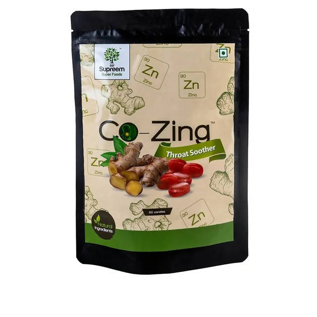Supreem Super Foods Co-Zing Throat Soother Candy | Grab2Buy