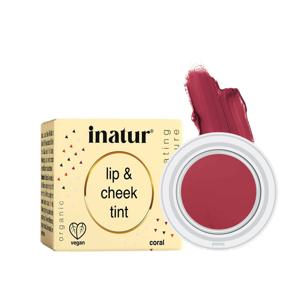 Inatur Lip and Cheek Tint Coral | Grab2Buy