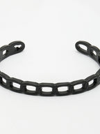 NVR Men's Set of 2 Gold & Black Rhodium-Plated Metal Cuff Bracelet