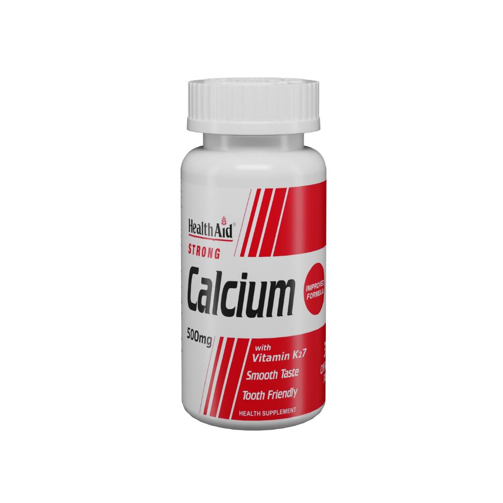 HealthAid Strong Calcium 500 mg Chewable Tablets | Grab2Buy