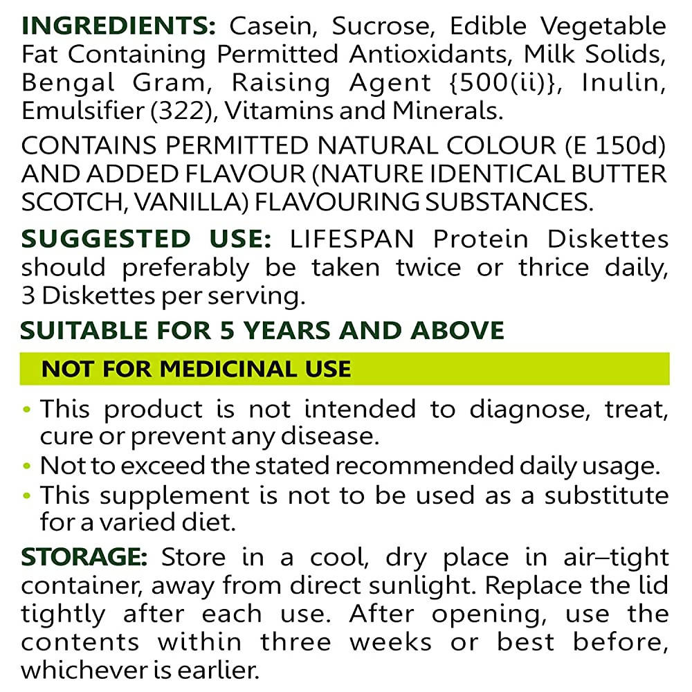 LifeSpan Protein Diskettes | Grab2Buy