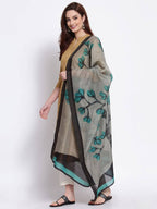 Myshka Women's Beautiful Multi Cotton Silk Printed Casual Dupatta | Grab2Buy