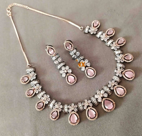Khavi Arts Designer Set with Rose Antique Polish-Light Pink | Grab2Buy