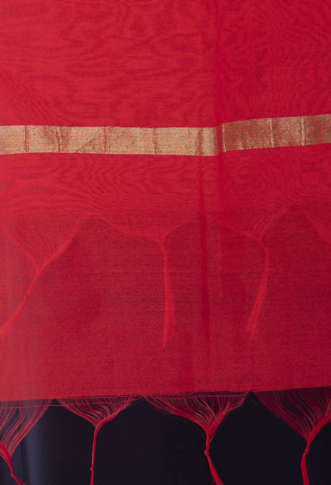 Mominos Fashion Red Banarsi Piping Dupatta | Grab2Buy