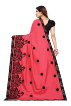 Vamika Pink Dola Silk Embroidery Saree | Grab2Buy