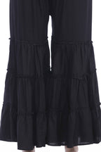 Mominos Fashion Trendy Cotton Black Palazzo | Grab2Buy