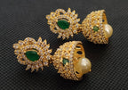 AD Emeralds 4 in 1 Earrings | Grab2Buy