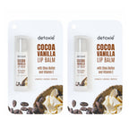 Detoxie Lip Balms Cocoa Vanilla With Vitamin E Shea Butter & Liquorice