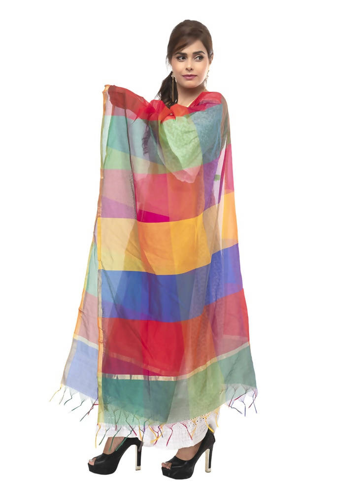 Mominos Fashion Multi Banarsi Multi Dupatta | Grab2Buy