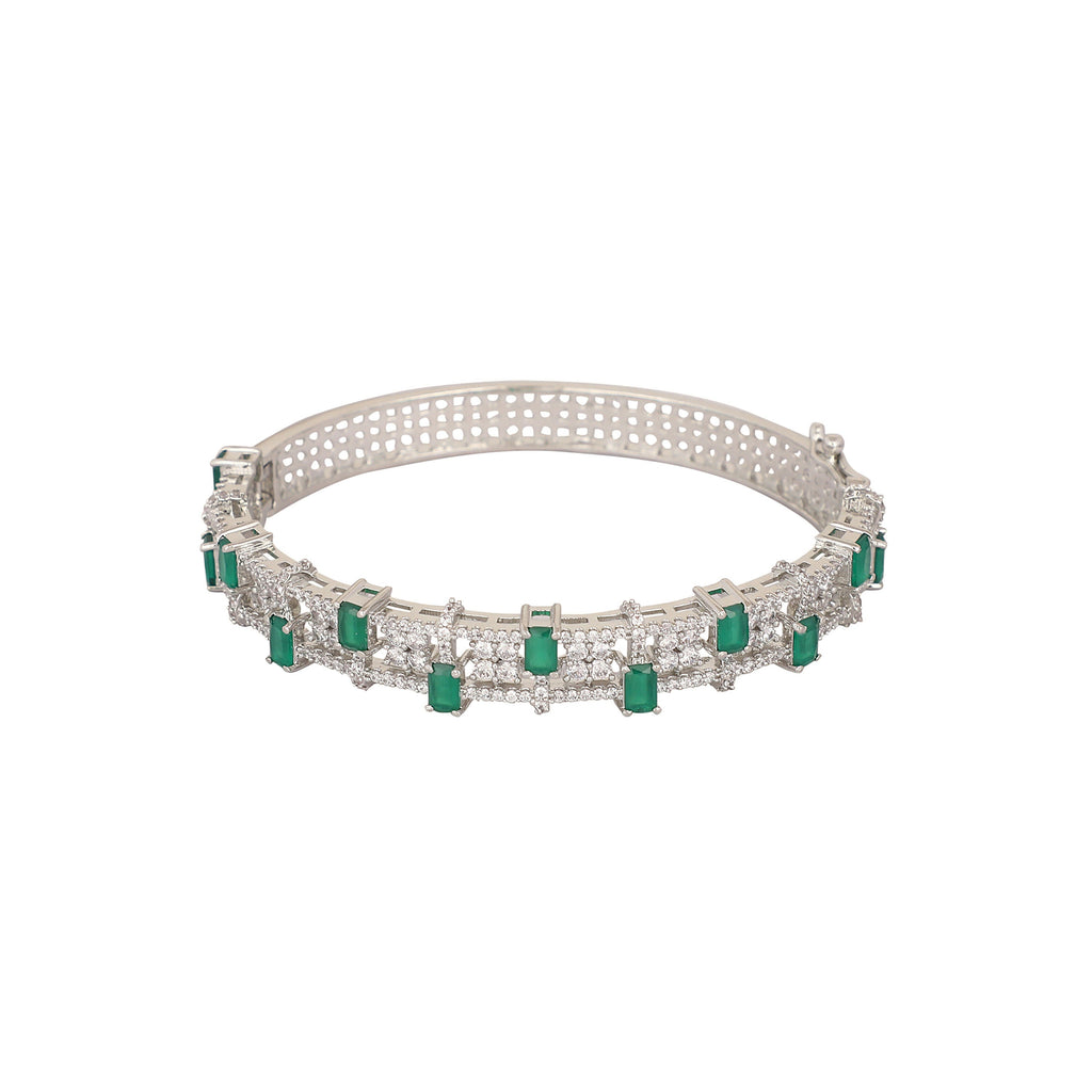 Nuyug Emerald Luxe Anti Tarnish Bangle | Grab2Buy