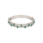 Nuyug Emerald Luxe Anti Tarnish Bangle | Grab2Buy