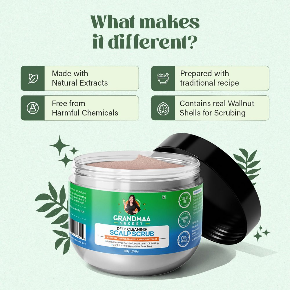 Nidhi's Grandmaa Secret Scalp Scrub | Grab2Buy