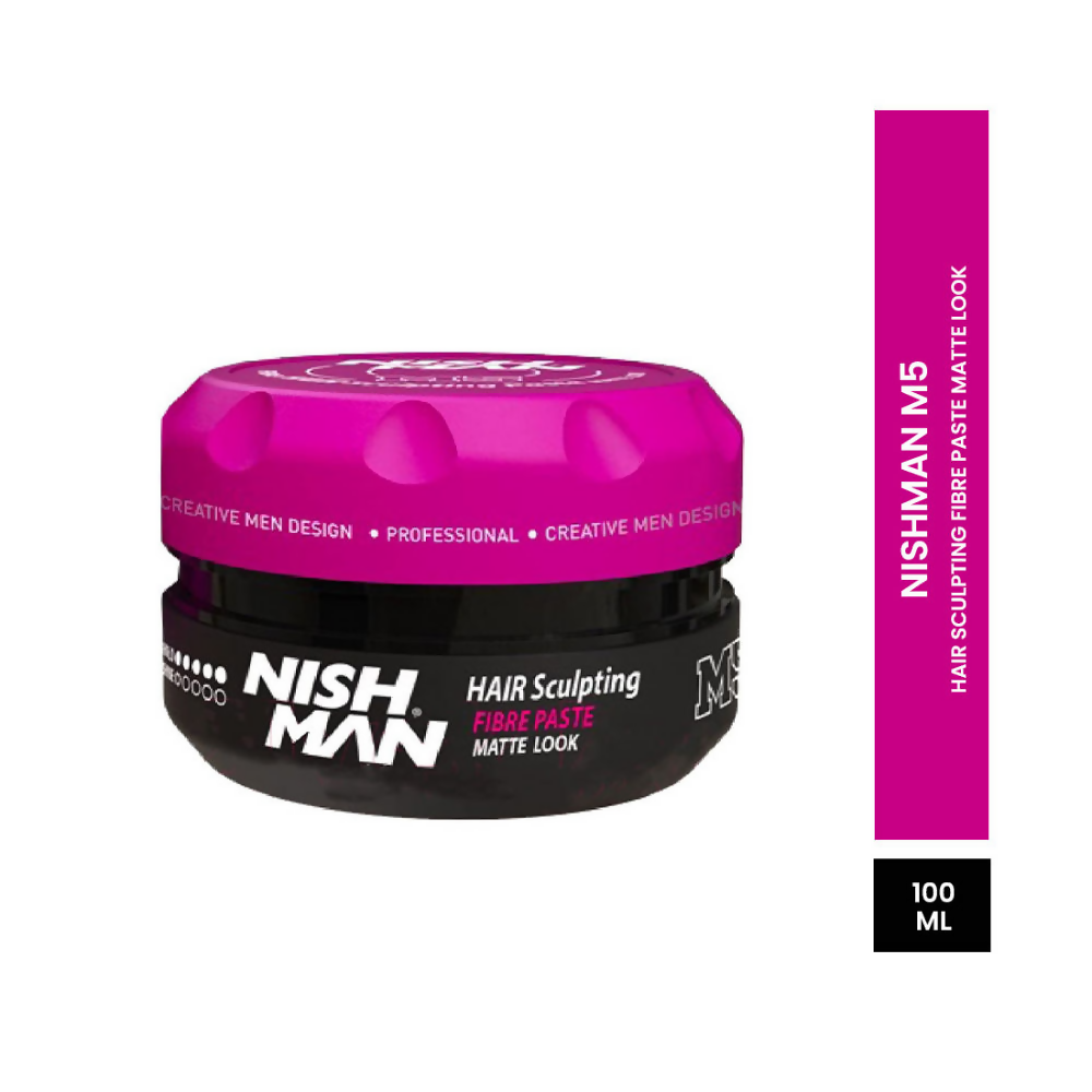 NishMan M5 Fibre Hair Sculpting Matte Look Wax | Grab2Buy