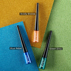 Pilgrim Metallic Eyeliner Blue Rebel, Long Lasting & Smudge Proof Enriched With Argan Oil
