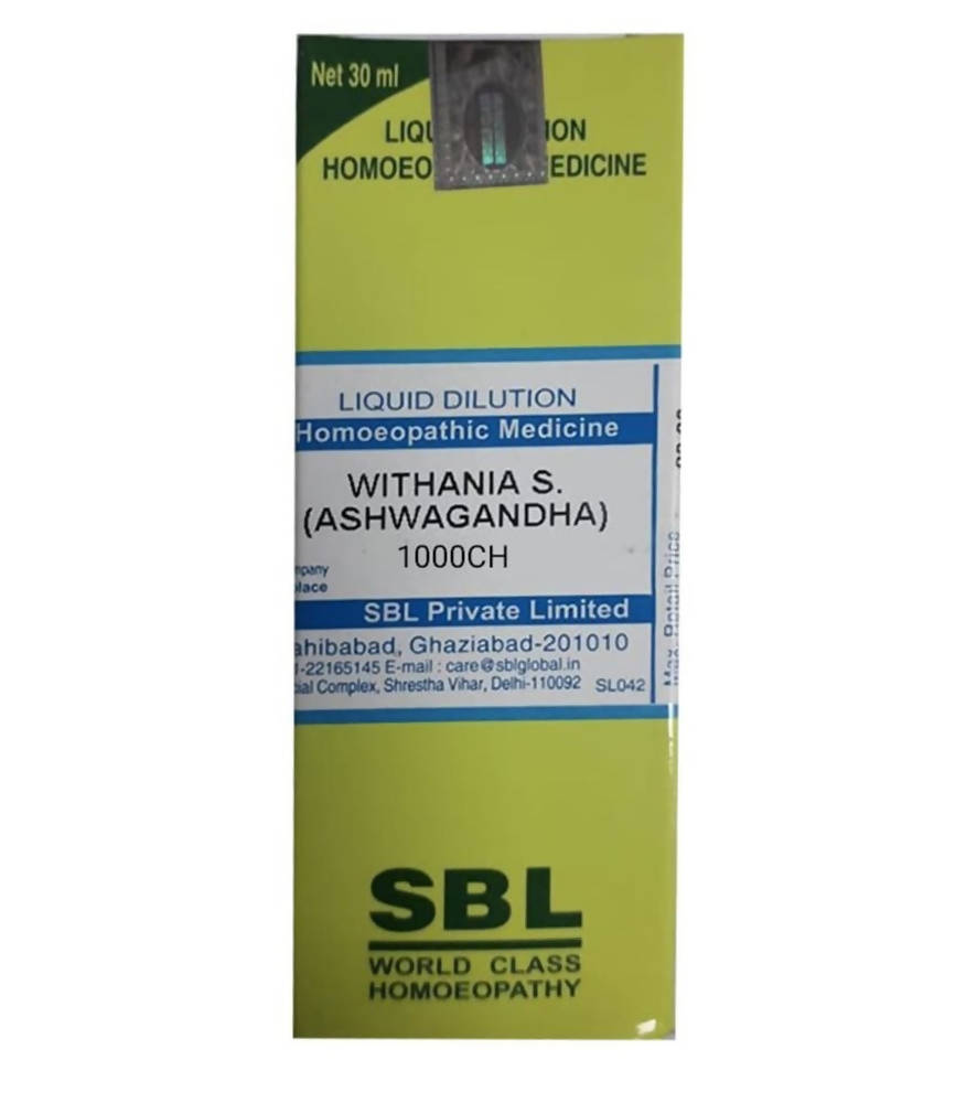 SBL Homeopathy Withania S (Ashwagandha) Dilution | Grab2Buy