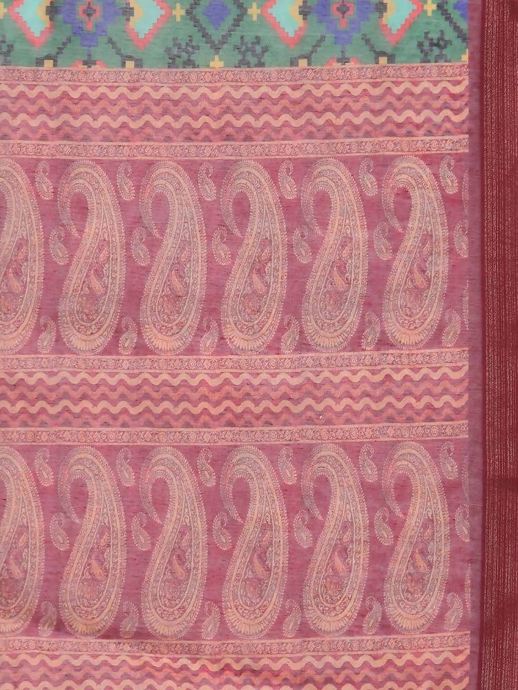 Myshka Women's Latest Multi Cotton Silk Printed Casual Dupatta | Grab2Buy