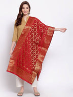 Myshka Women's Multi Cotton Silk Printed Casual Dupatta | Grab2Buy
