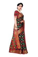 Vamika Banarasi Jaquard Traditional Black Weaving Saree | Grab2Buy