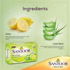 Santoor Aloe Fresh Soap With Aloe Vera And Lime | Grab2Buy