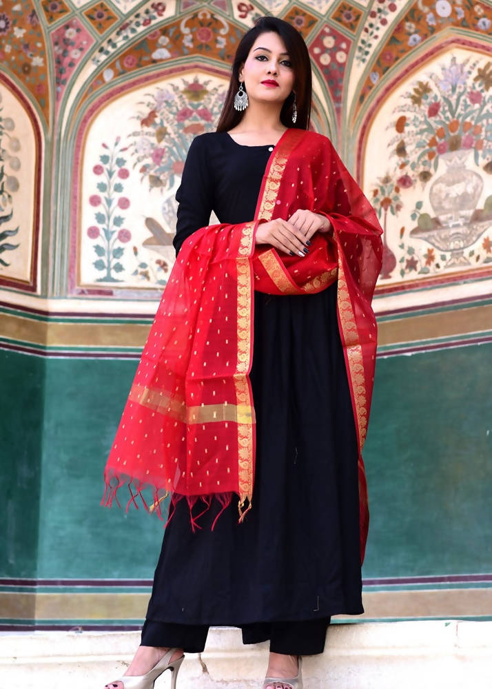 Cheera Hot Black Gotta Suit Set | Grab2Buy